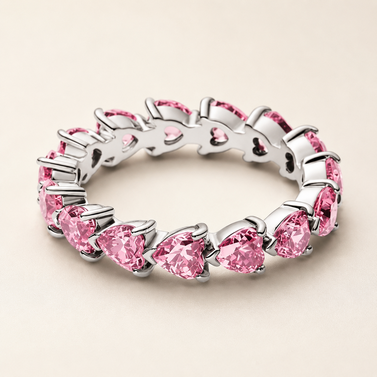 Elowen Heart Eternity Ring