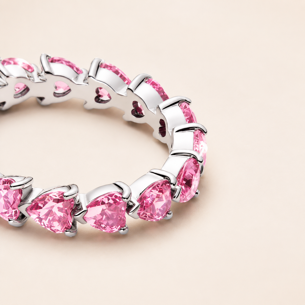 Elowen Heart Eternity Ring